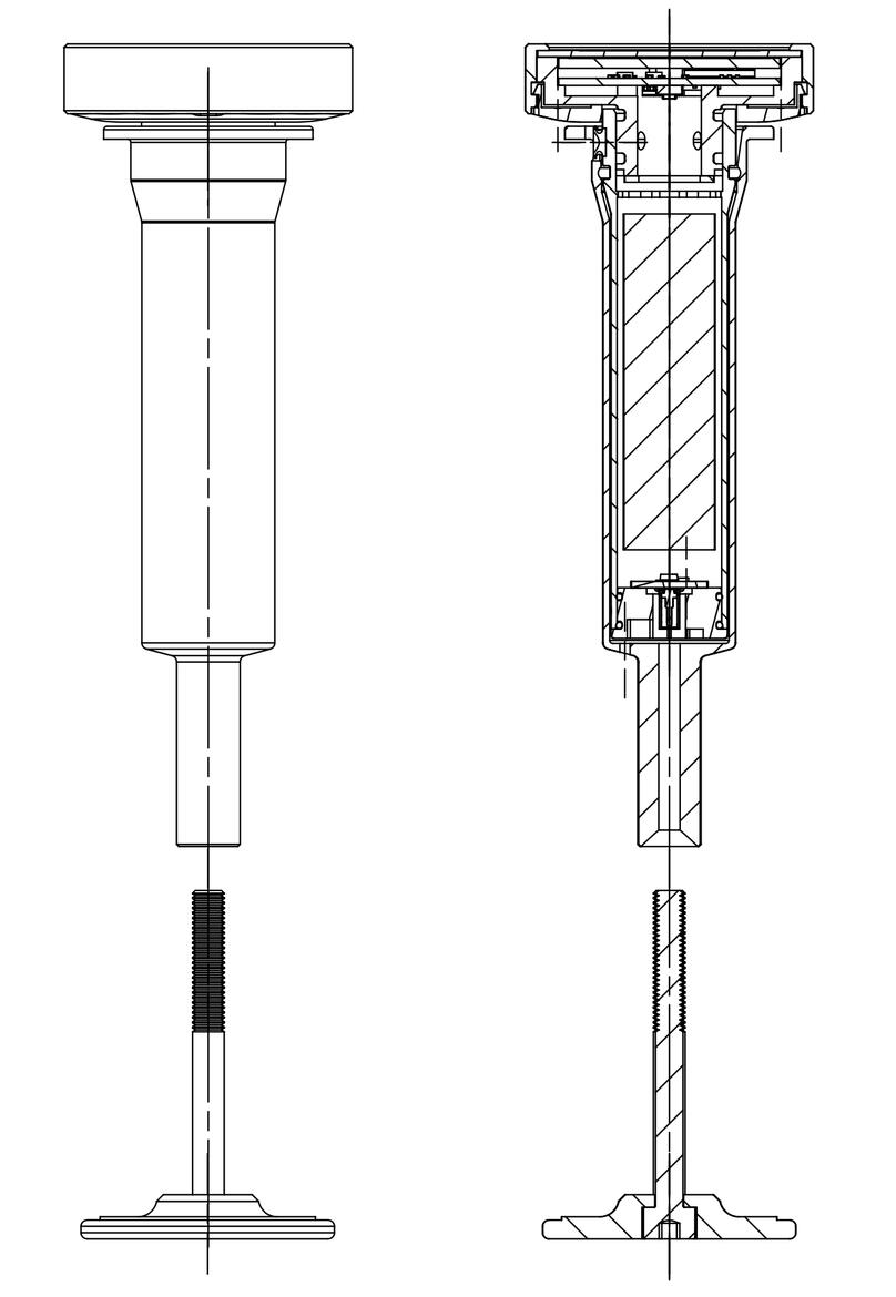 CoreCap crossection wireframe