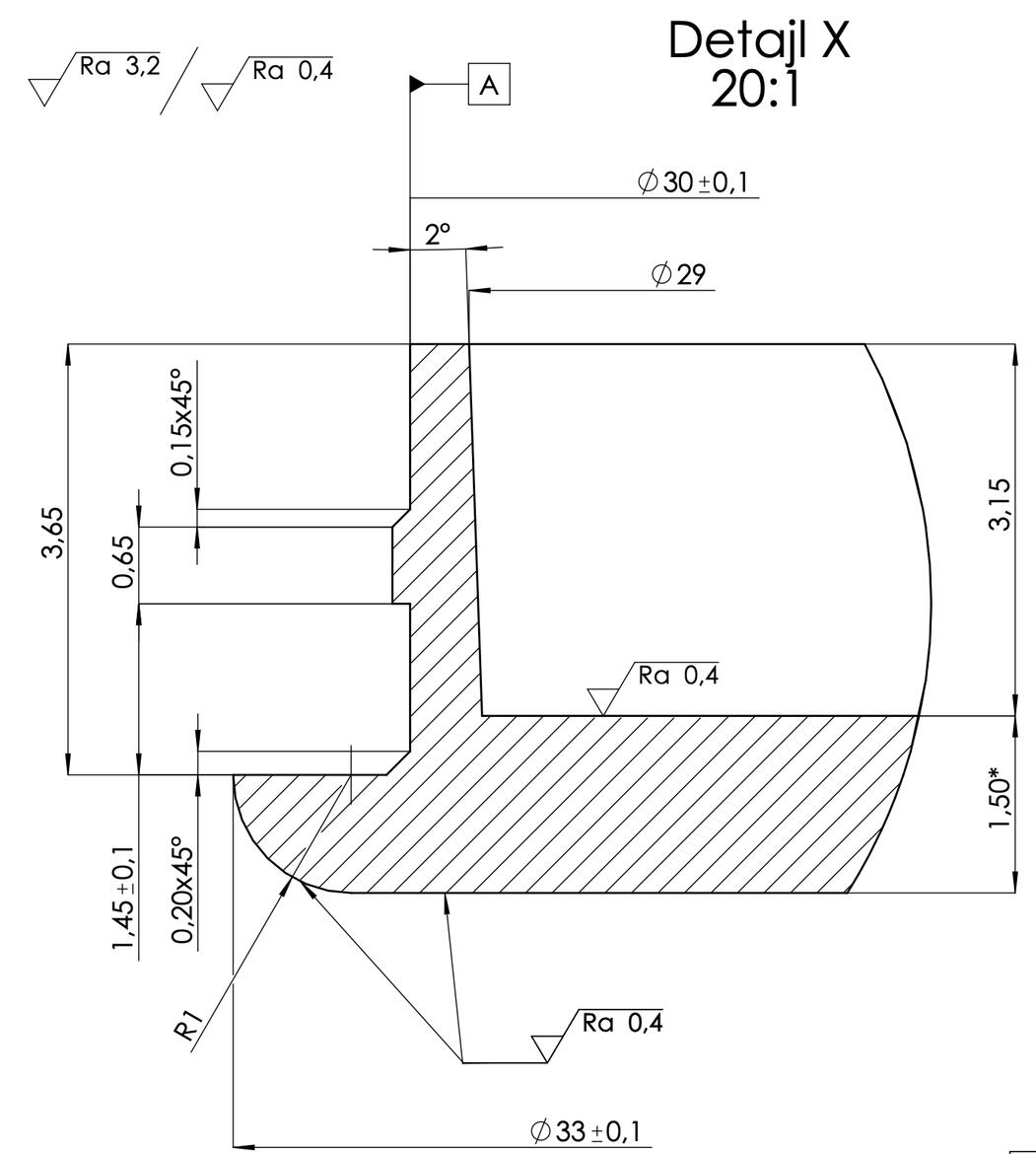 Annular snap fit detail