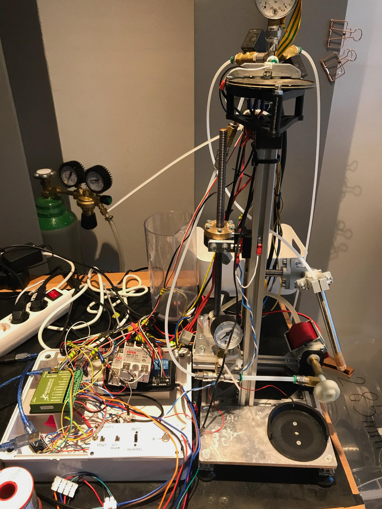 Automatic milk steamer proof of concept prototype